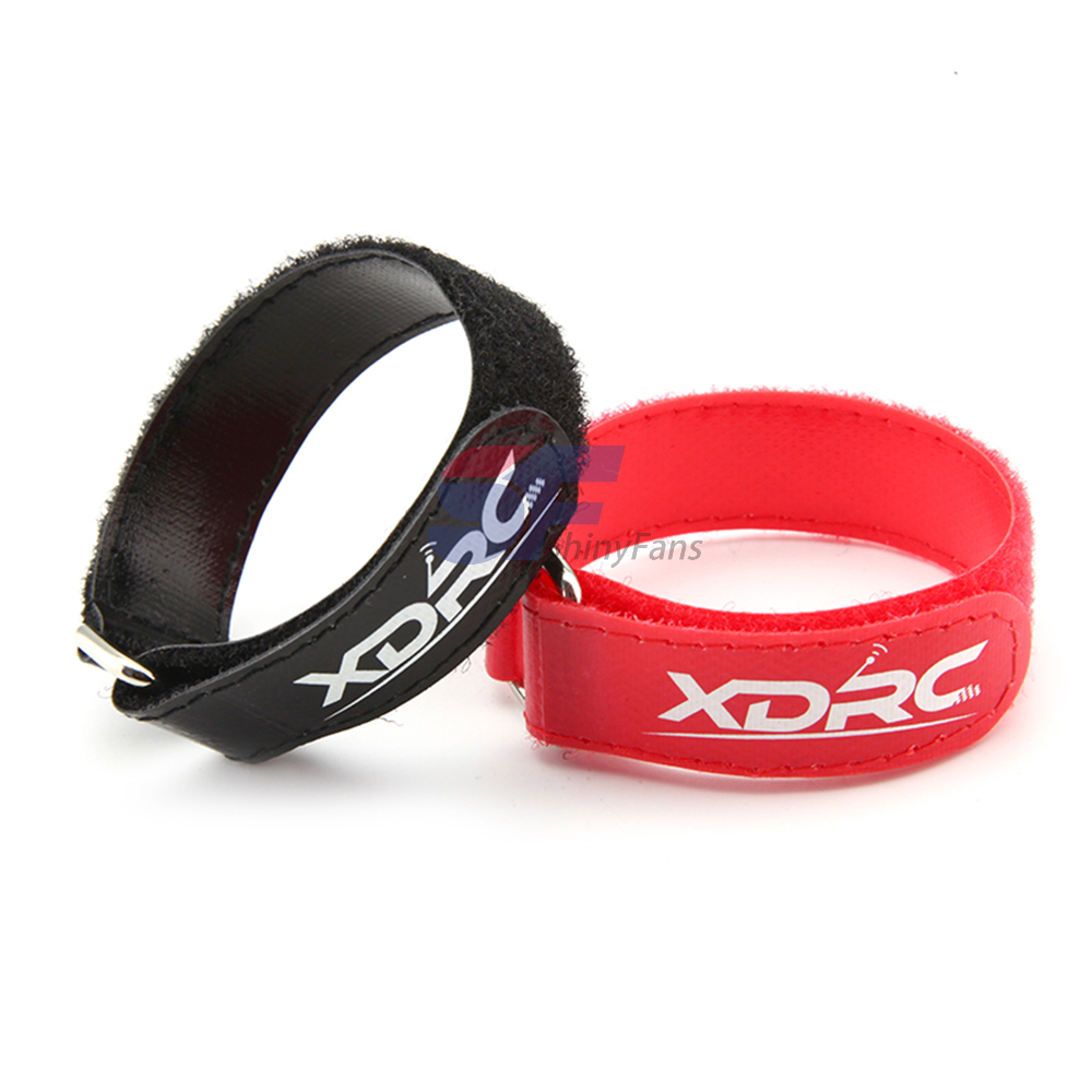 Rubber Silicone Backing Hook and Loop Lipo Battery Strap