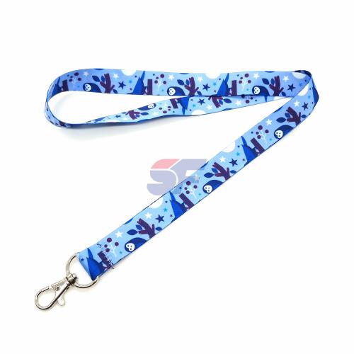 Factory Price Custom Lanyards Logo Promotion Made Durable Polyester Material Featuring Hook Accessories No Minimum Order (MOQ)