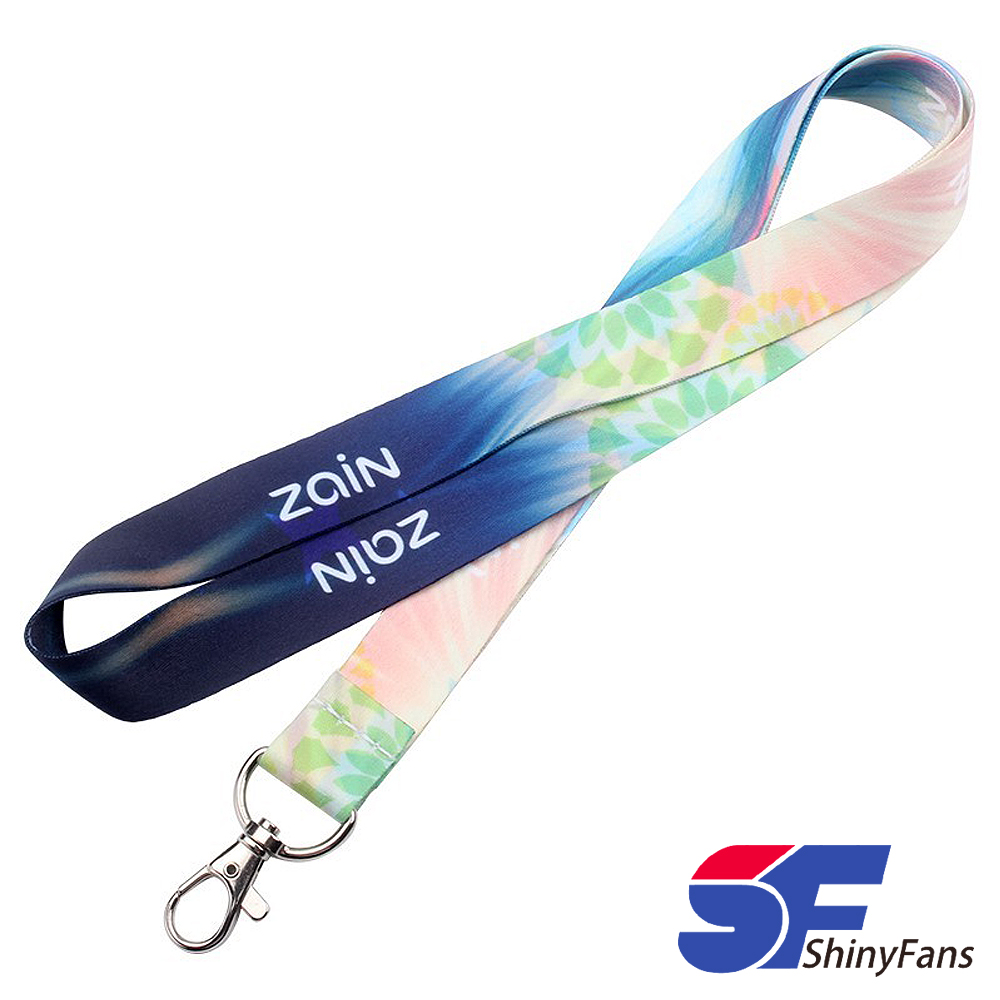 Custom Printed Polyester Sublimation Neck Lanyard with Logo