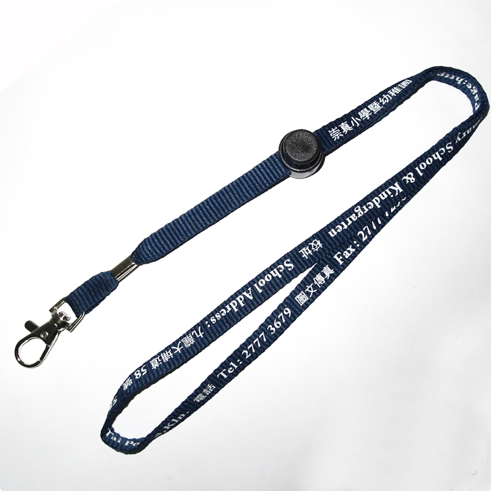 personalized logo cheap neck printed custom polyester lanyards id badge holder