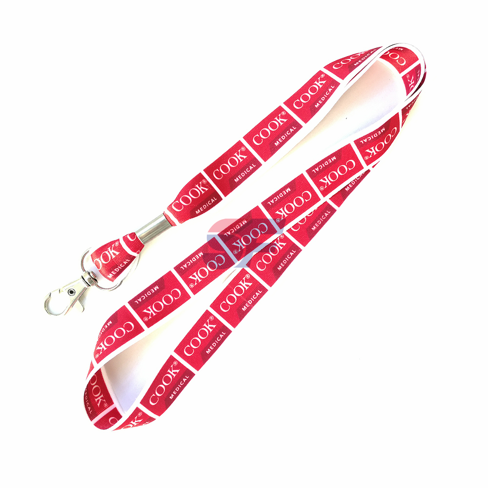 Heat Transfer Lanyards ID Badge Holder Single Custom Neck Strap Lanyard